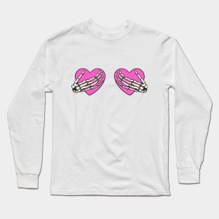 skeleton valentine, hand Long Sleeve T-Shirt